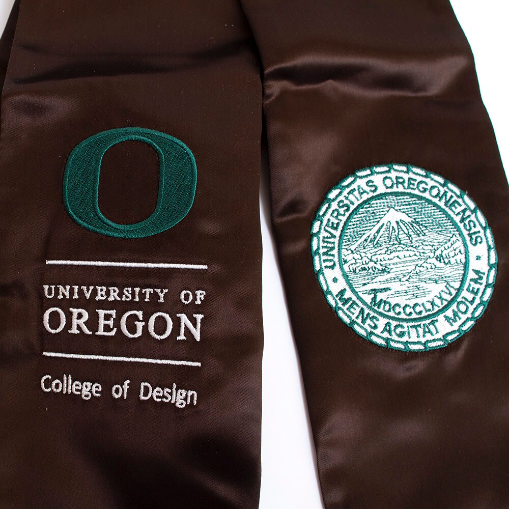 Degree Stole, College of Design, Close-up